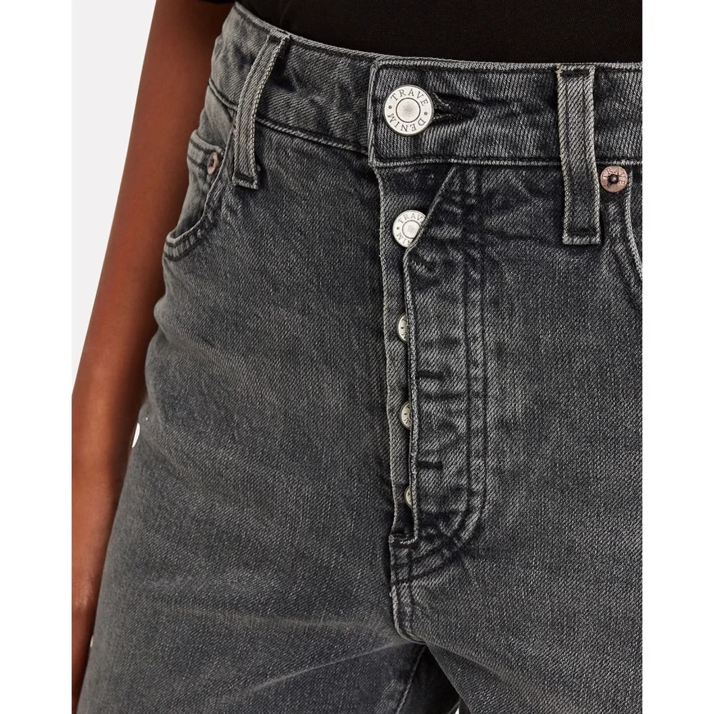 NEW Trave Lawson High-Rise Skinny Jeans in Shades of Grey - Picture 6 of 12